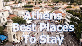 Where To Stay in Athens Greece  All The Best Hotels amp Places [upl. by Goda]