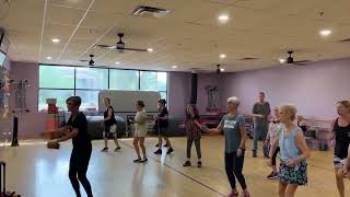 Suavemente Besame line dance demo linedanceaz linedancearizona [upl. by Anahtor606]