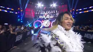 THE ACCLAIMED AND HIROSHI TANAHASHI ENTRANCE  AEW FORBIDDEN DOOR 6302024 [upl. by Cassady889]