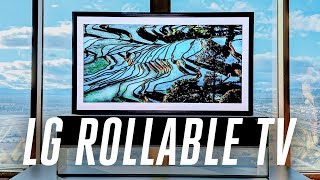 The LG rollable display is now a real 65inch TV [upl. by Cohlier967]