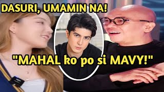 DASURI Choi UMAMIN NA sa TOTOONG RELASYON nila ni MAVY Legaspi [upl. by Anilorak]