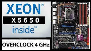 OVERCLOCK XEON x5650 266 GHz to 4 GHz  ASUS P6T Deluxe V2  STABLE OC WITHOUT VCORE INCREASE [upl. by Orly]