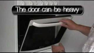 How to Remove Oven Door  ovendoorglue [upl. by Adnerak79]