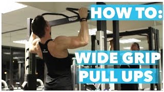 How to Wide grip pull up [upl. by Mosira364]