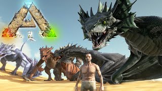 ALL NEW CREATURES NEW DRAGONS  Scorched Earth  Ark Survival Evolved Expansion [upl. by Vinson]