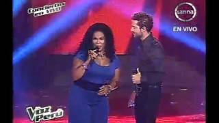 David Bisbal y Eva Ayllon cantan “Digale” en “La Voz Perú” [upl. by Eijneb630]