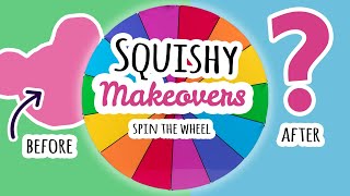 Squishy Makeovers Spin The Wheel  Fixing Your Squishies 22 [upl. by Mikiso]