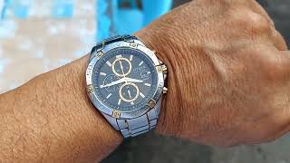 CITIZEN ECODRIVE GN4WS Mens Chronograph Wristwatch  REVIEW [upl. by Dallon]