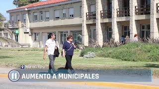 Aumento salarial a municipales para el mes de julio [upl. by Gower580]