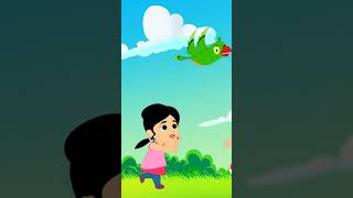 Totaram Main Tota Hindi Rhyme तोताराम shorts hindirhymes kidsvideo myparrot youtubeshorts [upl. by Onabru]