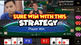 THE BEST STRATEGY TO WIN IN BACCARAT  HOW TO WIN IN BACCARAT  BACCARAT STRATEGY [upl. by Esinet]