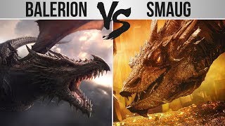 Balerion VS Smaug  Who Would Win [upl. by Ahsinik921]