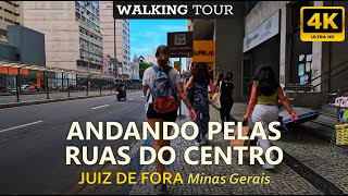 Conhecendo as Ruas do Centro de Juiz de Fora MG walkingtour gopro12 [upl. by Pitchford106]