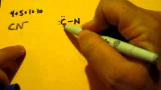 Lewis Dot Structure of CN Cyanide Ion [upl. by Clarie]