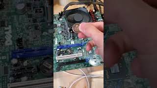 removing a CMOS battery from a running PC shorts [upl. by Kilbride]