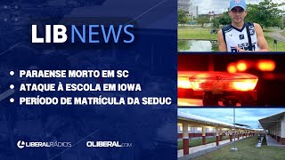 Paraense morto em SC ataque à escola em Iowa período de matrícula da Seduc e Copinha 24 [upl. by Alyel543]