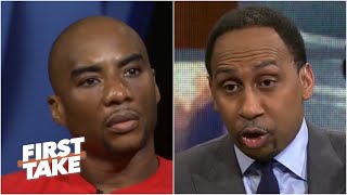 Charlamagne Tha God confronts Stephen A over Colin Kaepernick  First Take [upl. by Malley]