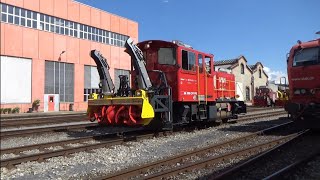 🇨🇭 Schneepflug Parade in der Schweiz mit Xrotm 491 111  XTm 109  Xrotm 98  Xtrom 96  Xrot 100 [upl. by Cheyney399]