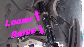 How to Adjust Coilovers  Detailed Walkthrough on a 370Z [upl. by Sale154]