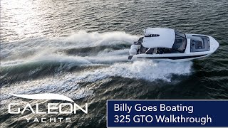 Sporty Galeon 325 GTO Ft Lauderdale Boat Show 2023 for Silver Seas Yachts Seattle [upl. by Ot]