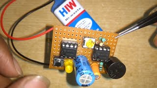 HOW TO MAKE DOORBell using IC 555 [upl. by Drehcir]