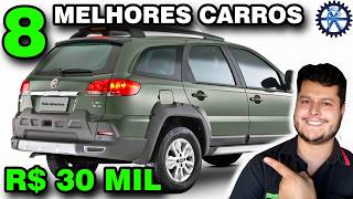 8 MELHORES CARROS até 30 MIL REAIS [upl. by Anayia]