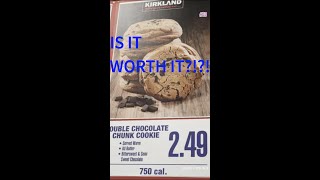 Costcos Double Chocolate Chunk Cookie  Is It Worth It costco finance money foodie cookies [upl. by Rebmik494]