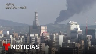 Difunden imágenes del terremoto de magnitud 71 en Japón  Noticias Telemundo [upl. by Asyral777]