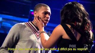 Jordin Sparks amp Chris Brown  No Air Live at American Idol Legendado [upl. by Illac]