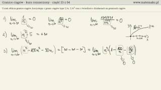 Granice ciągów  kurs do poziomu rozszerzonego [upl. by Ttcos]