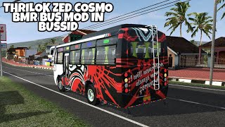 Thrilok Zed Cosmo Bmr Bus Mod In Bus Simulator Indonesia  Bussid Bus Mod  Bussid Car Mod  Bussid [upl. by Heti]