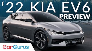 2022 Kia EV6 Preview  CarGurus [upl. by Ainaznat]