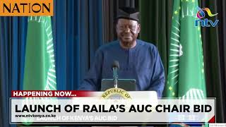 Raila Odingas full speech during his AUC bid launch at State House [upl. by Yerocal]