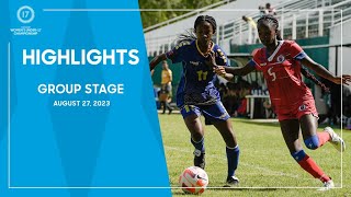 2023 Concacaf Womens Under17 Qualifiers  Matchday 3 Highlights [upl. by Nylirej]