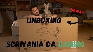 UNBOXING scrivania da GAMING EUREKA Z1S NO WAY [upl. by Deeann]