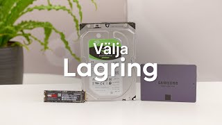 Välja SSDhårddisk till datorn  det här vill du veta [upl. by Zalucki783]