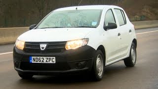 Trying The Cheapest Car In Europe The Dacia Sandero  Fifth Gear [upl. by Aihsel159]