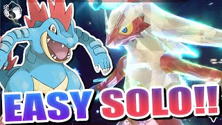 This FERALIGATR Build EASILY SOLOS 7 STAR BLAZIKEN TERA RAIDS amp USES ONLY 1 MOVE😎 Solo Guide [upl. by Dowling652]