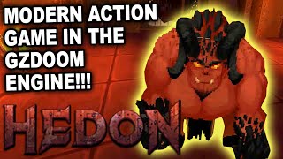 Hedon  GZDOOM Powered Awesomeness  Lets Play Hedon 1080p 60fps Gameplay [upl. by Rihat99]