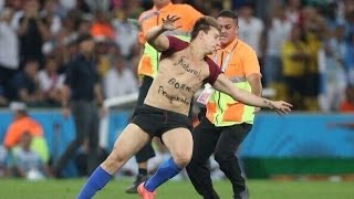 Vitalyzdtv Runs On The Pitch During The World Cup Final [upl. by Siwel]