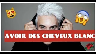 COMMENT AVOIR DES CHEVEUX BLANC   TUTO décoloration [upl. by Naruq154]