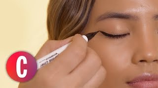 How to Apply Liquid Eyeliner to the Bottom Eye [upl. by Caniff983]