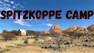 SPITZKOPPE TENTED CAMP ERONGO REGION NAMIBIA SOUTHERN AFRICA [upl. by Ayahs554]