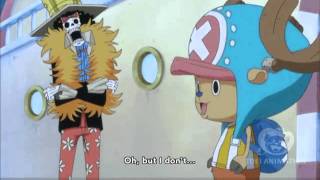 One Piece  Chopper Steals Brooks Line [upl. by Ruhtra]