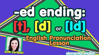 t d or Id  quotedquot Past Tense  English Pronunciation [upl. by Kozloski]