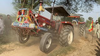 first tochan NewHolland 640 Vs Massey Millat 385 [upl. by Azal198]