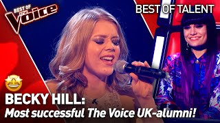 SingerSongwriter Becky Hill on The Voice from the Blind Auditions to the SemiFinals [upl. by Brieta]