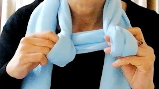 ♥【ストールの巻き方】フロントループアレンジ４ how to wear a scarf with front loop 4 ways [upl. by Dione]