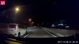 Myvi top speed 260kmj lost control [upl. by Delle]