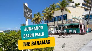 Junkanoo Beach Walk In Nassau The Bahamas [upl. by Tnerual]